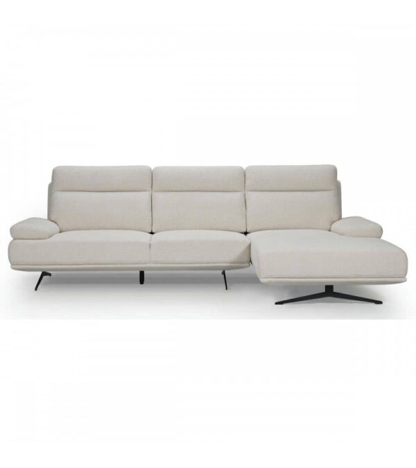 Seattle Chaiselong Right Beige Fabric