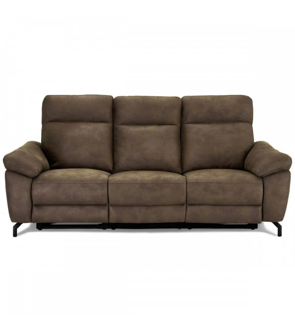Selesta 3 Seater Grey Fabric