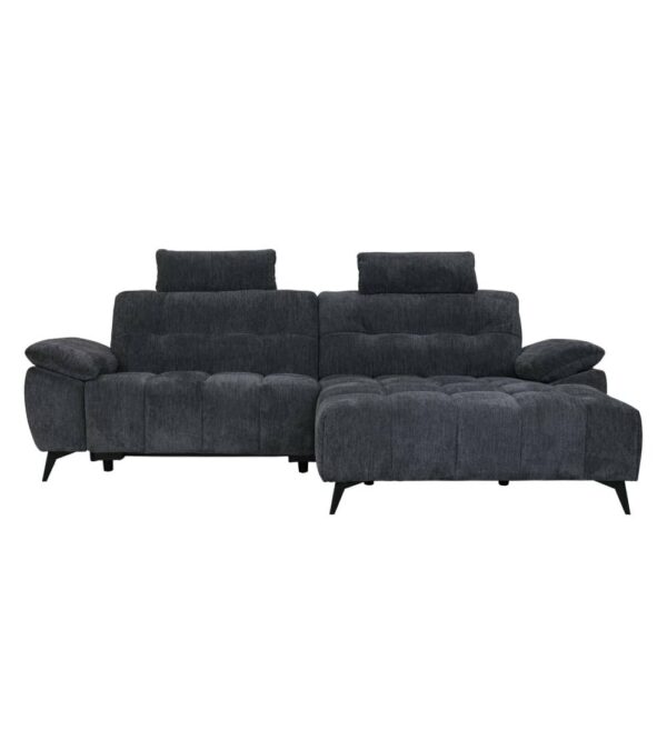 Colorado Chaiselong Right Grey Fabric