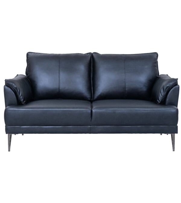 Soul 2 Seater Black Leather