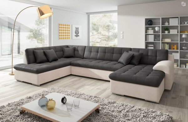 U-sofa RAVE med sovefunktion