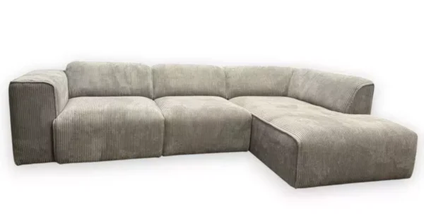 ANTHONY – Elegant hjørnesofa (beige)