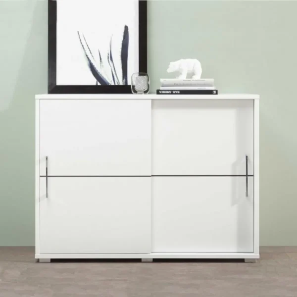 KOMMODE SNOW MED 2 SKYDEDØRE