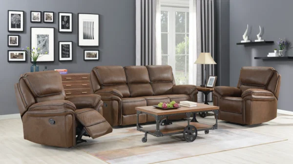 Saranda Recliner 3 personer Sofa – klassisk komfort med luksuriøs følelse
